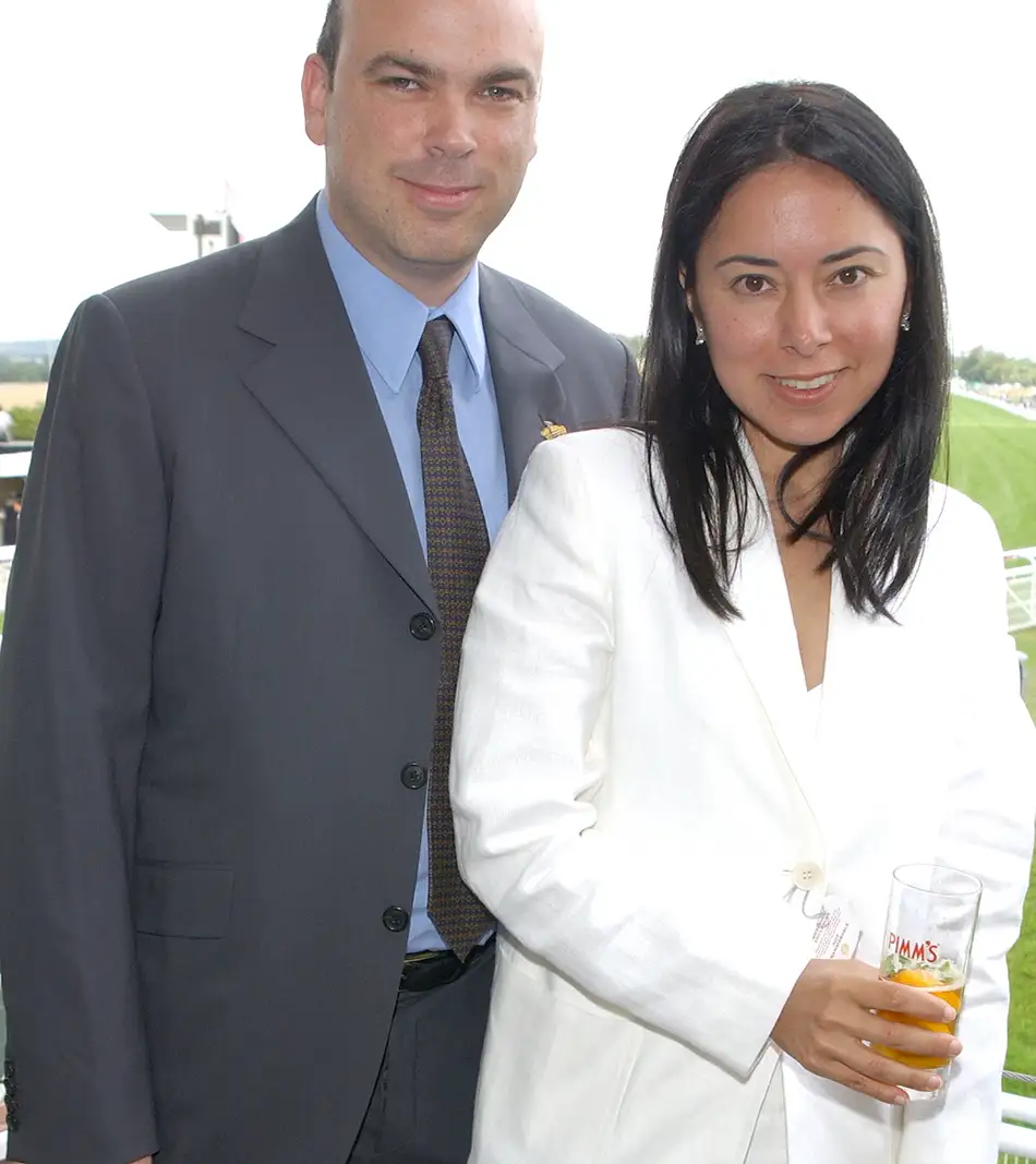 Lynch with his wife Angela Bacares