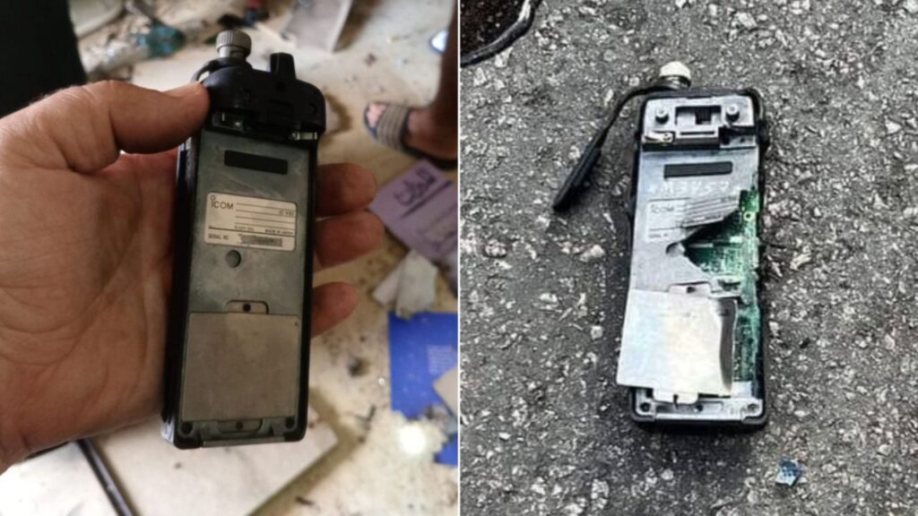 walkie-talkies after they exploded